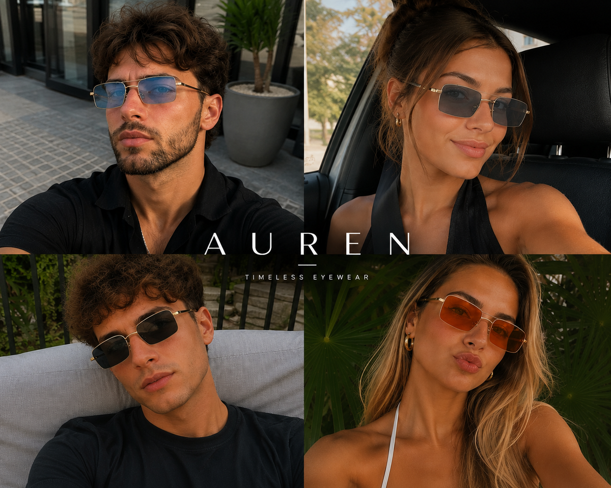 AUREN Square Collection — Gafas Ultraligeras UV400 | Timeless Eyewear