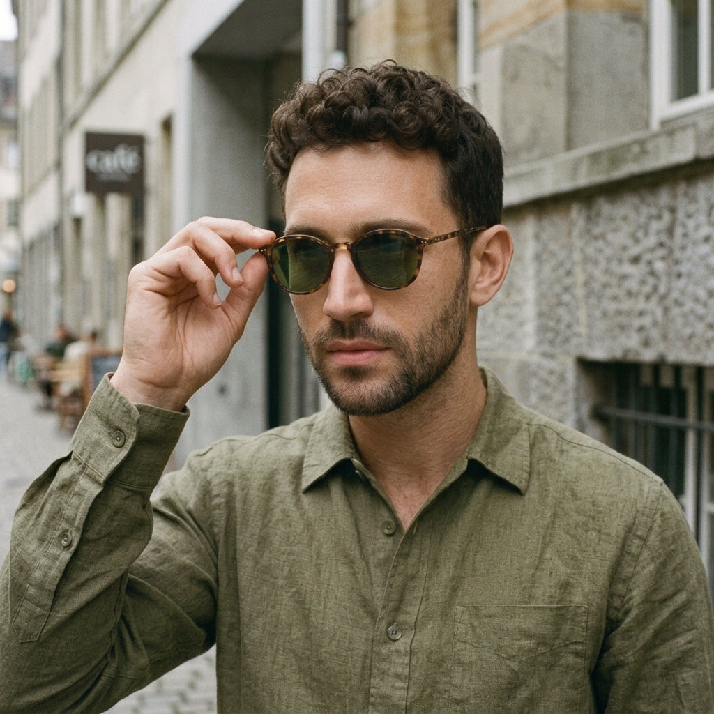 AUREN Vintage Marbella | Square Metal Retro – UV400 Timeless Eyewear