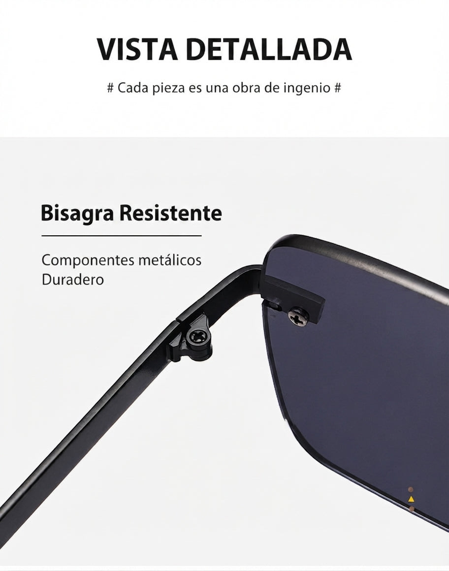 AUREN Mini Menorca | Rectangular Rimless – UV400 Timeless Eyewear