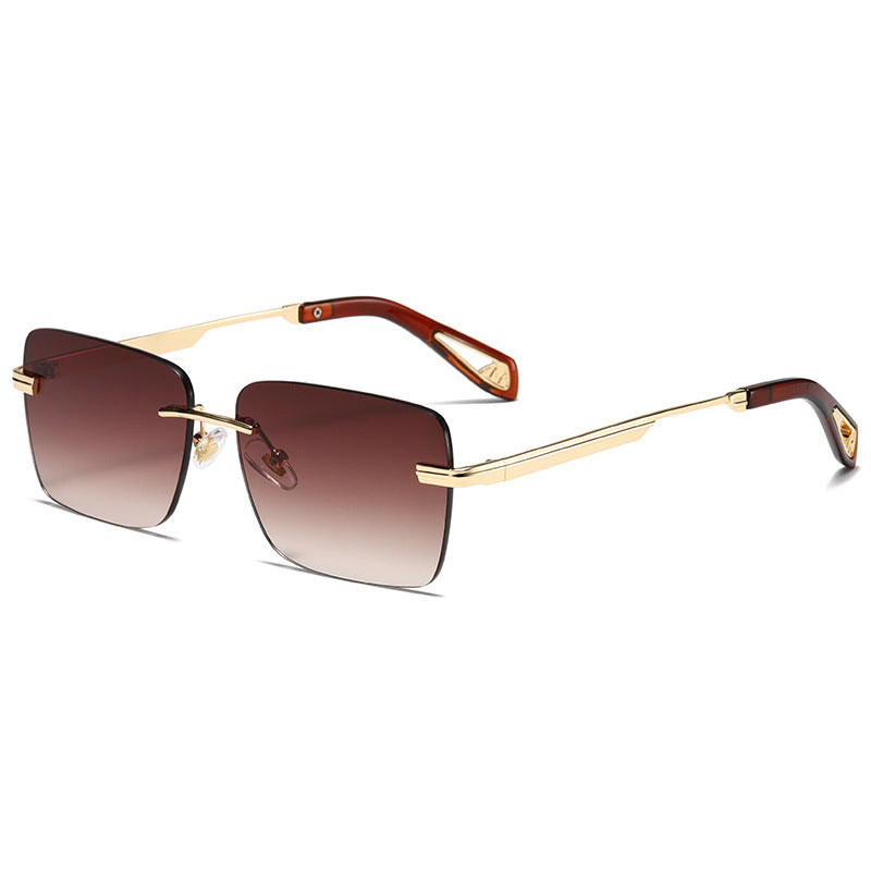 AUREN Mini Menorca | Rectangular Rimless – UV400 Timeless Eyewear