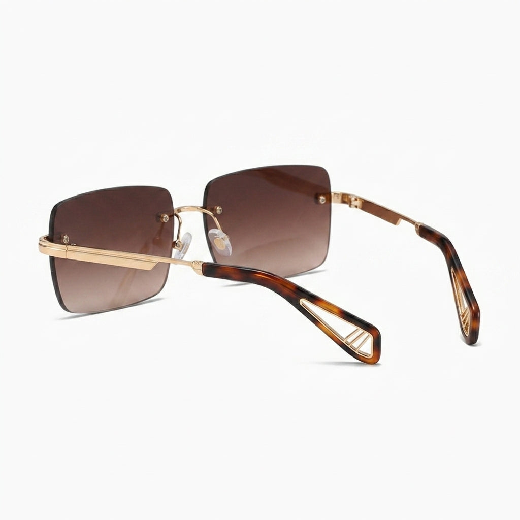 AUREN Mini Menorca | Rectangular Rimless – UV400 Timeless Eyewear