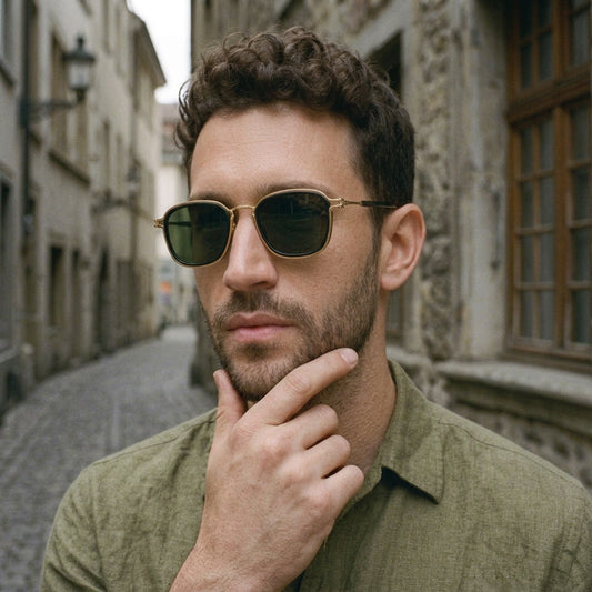 AUREN Vintage Marbella | Square Metal Retro – UV400 Timeless Eyewear