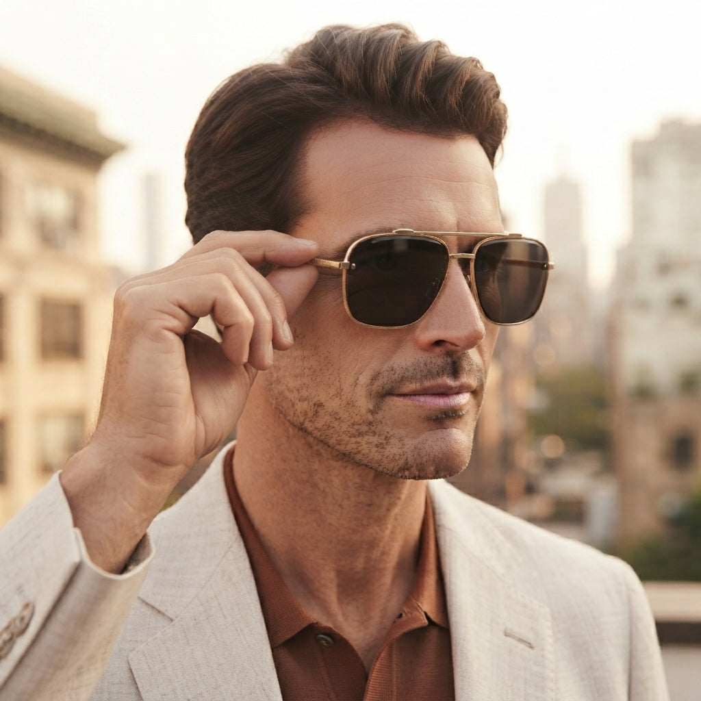 AUREN Palazzo Sevilla | Aviador Doble Puente – UV400 Timeless Eyewear