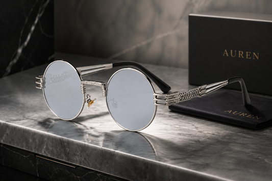 AUREN Vintage Cádiz | Round Steampunk – UV400 Timeless Eyewear