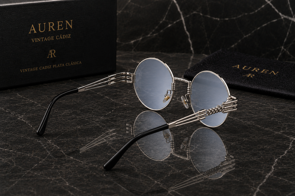 AUREN Vintage Cádiz | Round Steampunk – UV400 Timeless Eyewear